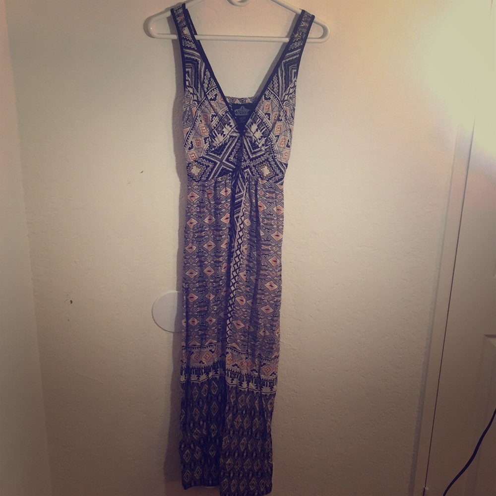 Printed maxi dress